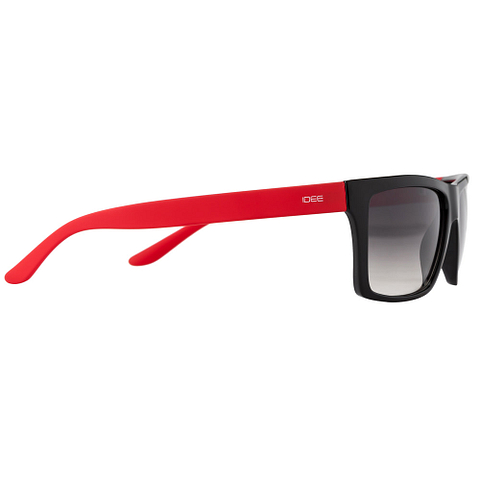 BRANDED Red Full Rim Rectangle left side