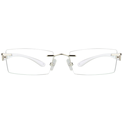 BRANDED Silver Rimless Rectangle right side BRANDED Silver Rimless Rectangle right side