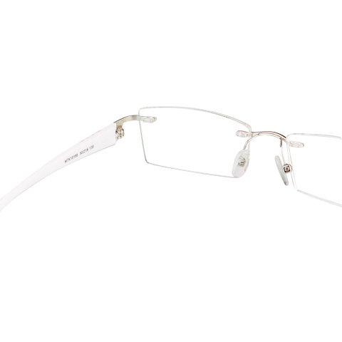 BRANDED Silver Rimless Rectangle right side BRANDED Silver Rimless Rectangle right side