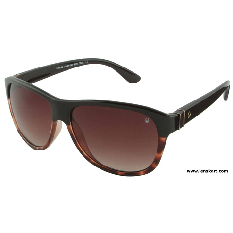 United Colors of Benetton Light Brown Full Rim right side