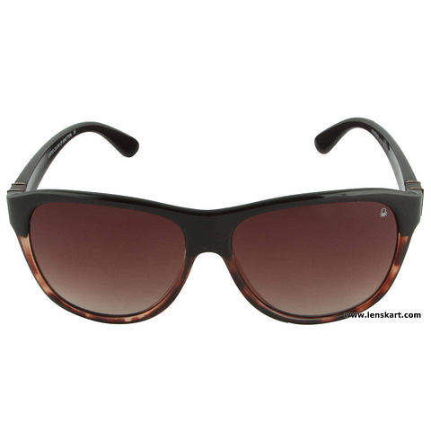 United Colors of Benetton Light Brown Full Rim left side