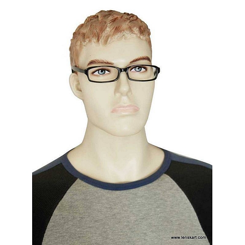 Lenskart Black Full Rim Rectangle left side