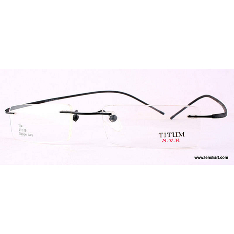 Buy Lenskart Titum T04 Black Eyeglasses at