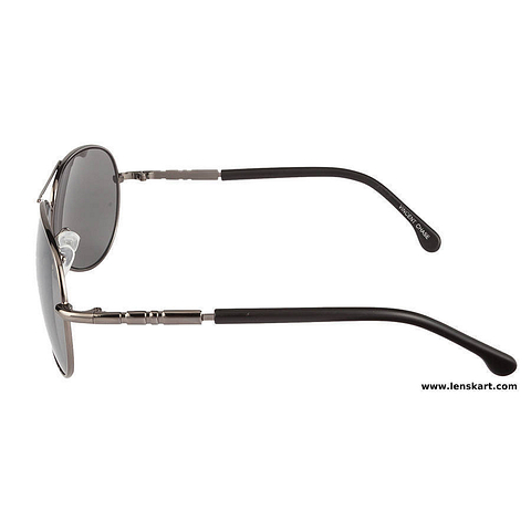 Vincent Chase Online Mid Gunmetal Full Rim Aviator left side