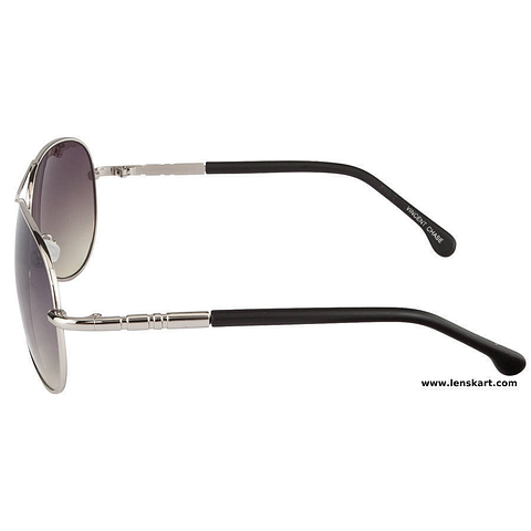 Vincent Chase Online Silver Full Rim Aviator left side