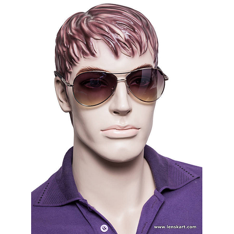 Vincent Chase Online Silver Full Rim Aviator right side
