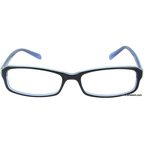 Lenskart Sky Blue Full Rim Rectangle left side