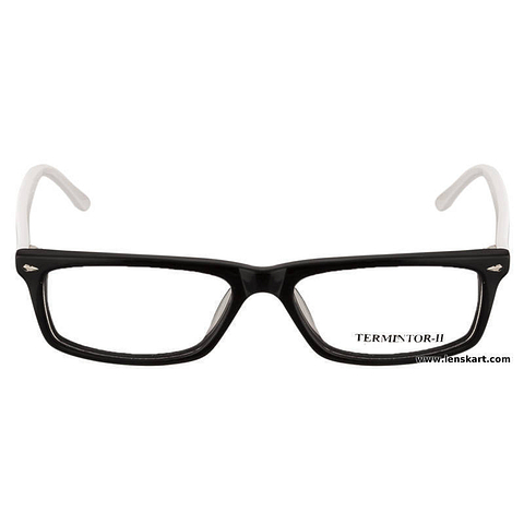 BRANDED Black Full Rim Rectangle right side