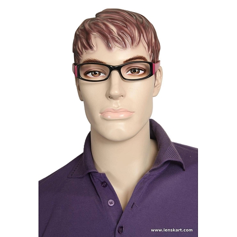 Vincent Chase Online Red Full Rim Rectangle left side