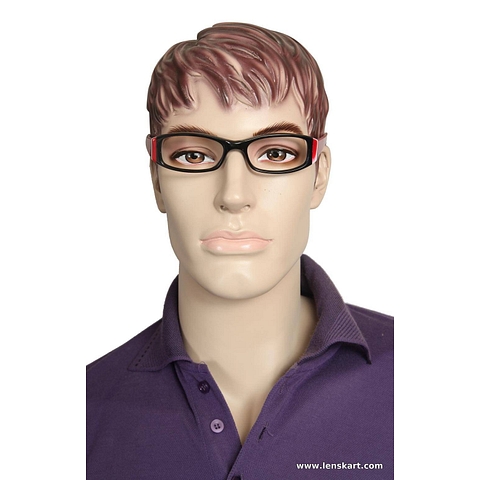 Vincent Chase Online Black Full Rim Rectangle left side
