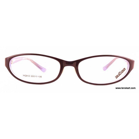 Lenskart Black Blue Full Rim Round left side
