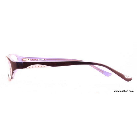 Lenskart Black Blue Full Rim Round right side