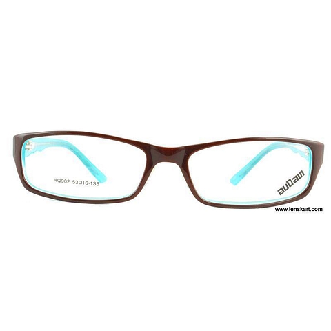 Lenskart Light Brown Full Rim Rectangle left side