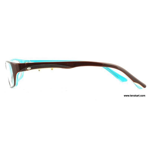 Lenskart Light Brown Full Rim Rectangle right side