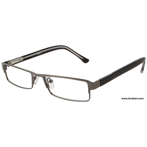 Lenskart Dark Gunmetal Full Rim Rectangle right side