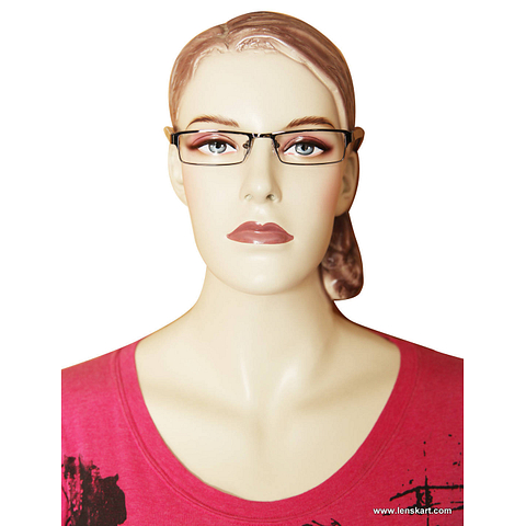 Lenskart Dark Gunmetal Full Rim Rectangle right side