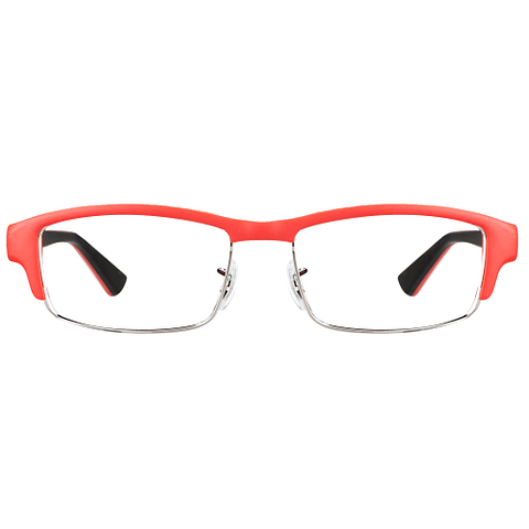 BRANDED Red Full Rim Rectangle left side BRANDED Red Full Rim Rectangle left side