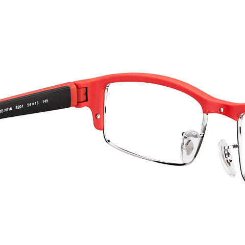 BRANDED Red Full Rim Rectangle right side BRANDED Red Full Rim Rectangle right side