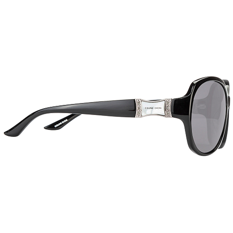 BRANDED Black Full Rim Rectangle left side