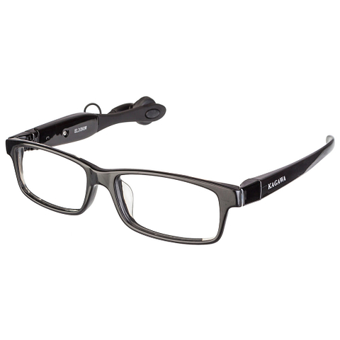 BRANDED Black Full Rim Rectangle right side