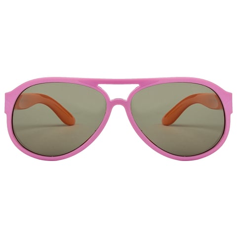 BRANDED Purple Full Rim Aviator left side