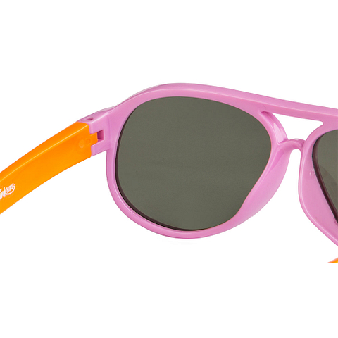 BRANDED Purple Full Rim Aviator left side