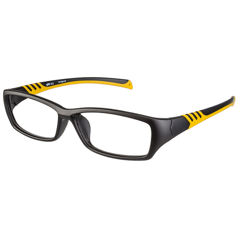 BRANDED Black Full Rim Rectangle left side