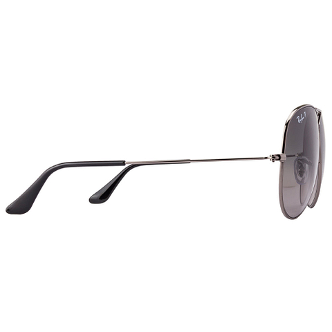 BRANDED Sky Blue Full Rim Aviator left side
