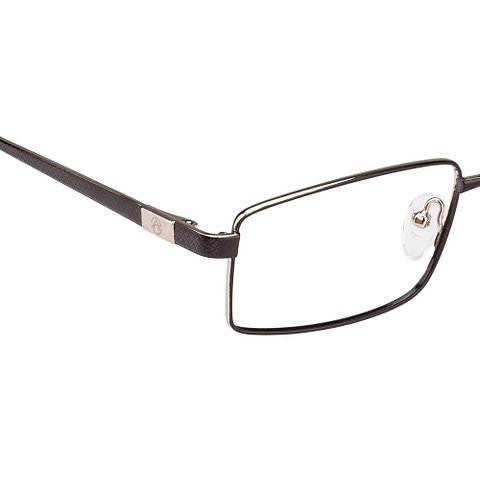Vincent Chase Online Dark Gunmetal Full Rim Rectangle right side