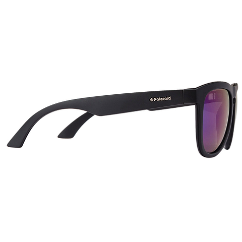 Polaroid Black Full Rim Square left side