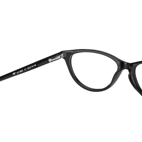 Vincent Chase Online Black Full Rim Cat Eye left side