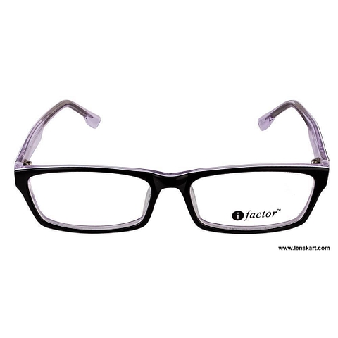 Lenskart Purple Full Rim Rectangle left side
