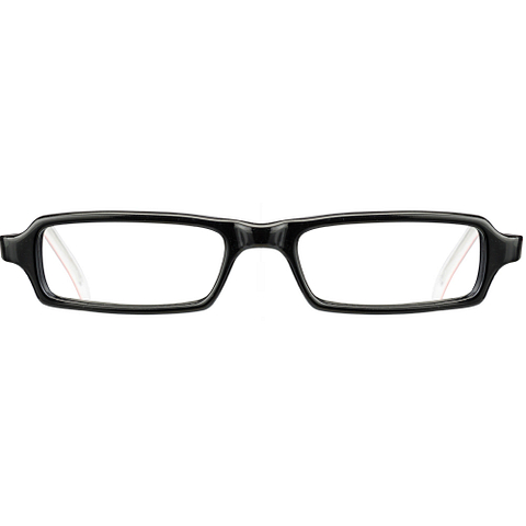 BRANDED Red Full Rim Rectangle left side