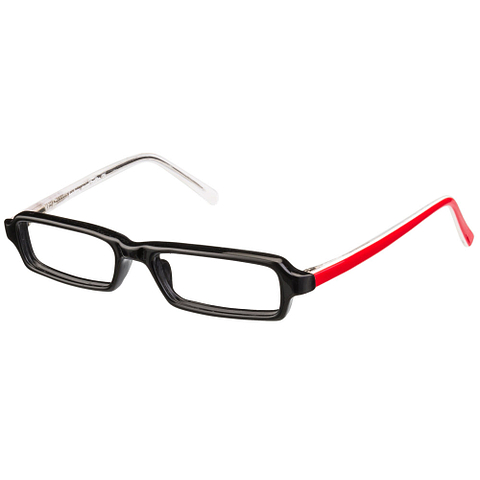 BRANDED Red Full Rim Rectangle right side