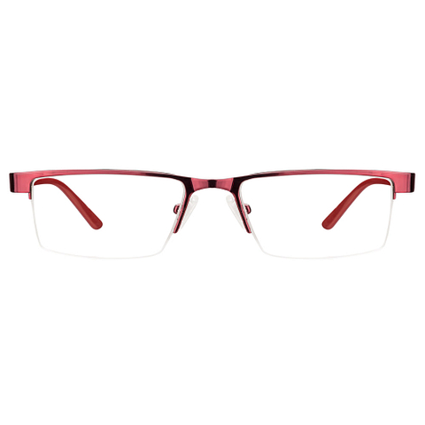 Vincent Chase Online Red Half Rim Rectangle left side