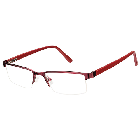Vincent Chase Online Red Half Rim Rectangle left side
