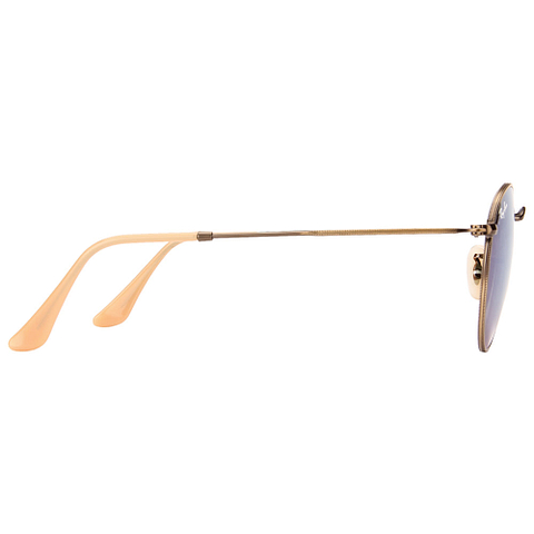 BRANDED Golden Brown Full Rim Round left side
