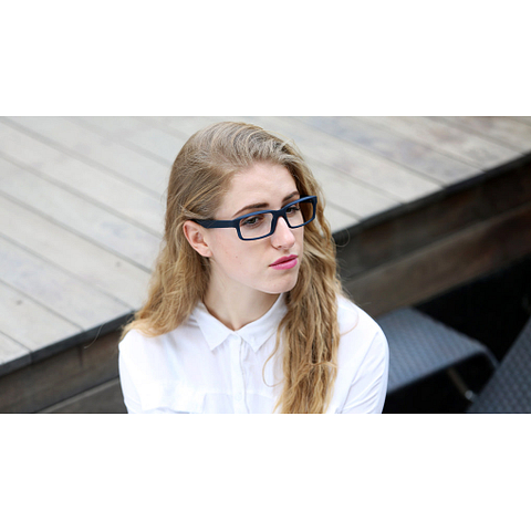Lenskart Lenskart TOI Special: Matte Blue Full Rim Rectangle Lenskart TOI Special TR Flex JJ 4358-C4 left side