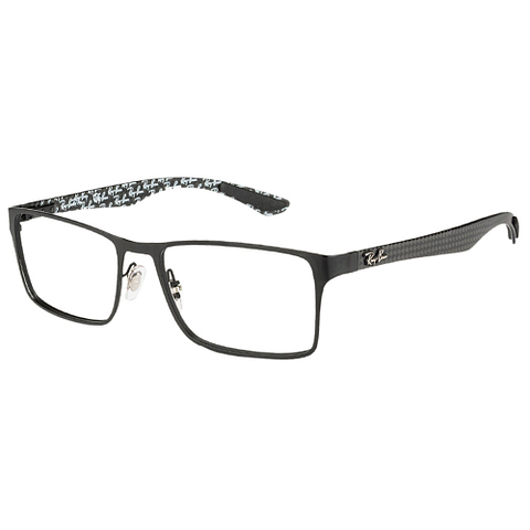 Ray-Ban Black Full Rim Rectangle right side Ray-Ban Black Full Rim Rectangle right side