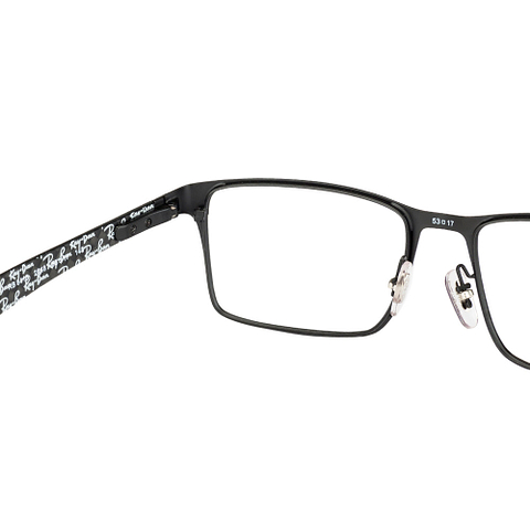 Ray-Ban Black Full Rim Rectangle right side Ray-Ban Black Full Rim Rectangle right side