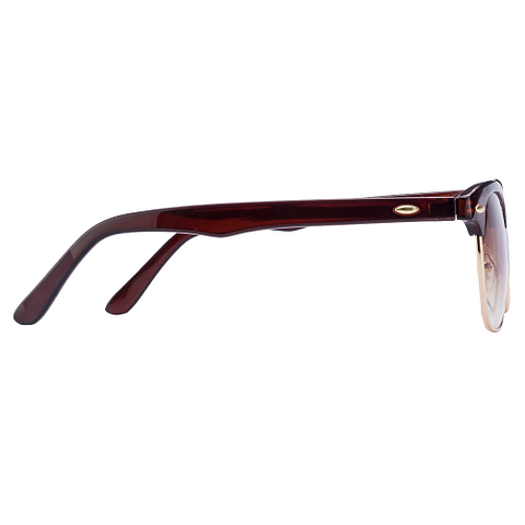 Polar Man Golden Brown Full Rim Square right side