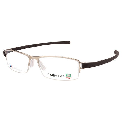 BRANDED Light Gray Half Rim Rectangle left side BRANDED Light Gray Half Rim Rectangle left side