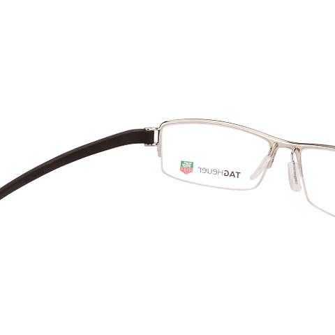 BRANDED Light Gray Half Rim Rectangle right side BRANDED Light Gray Half Rim Rectangle right side