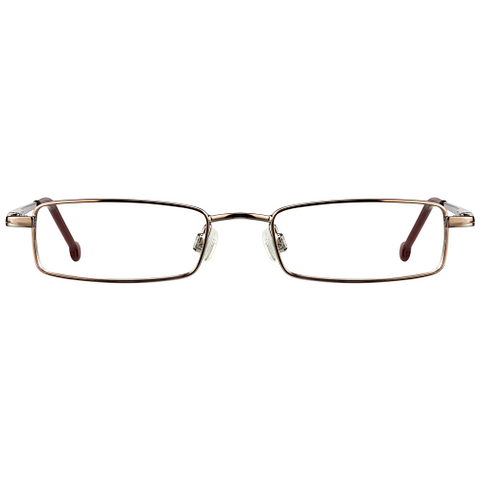 BRANDED Dark Brown Full Rim Rectangle right side BRANDED Dark Brown Full Rim Rectangle right side