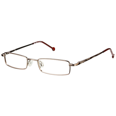 BRANDED Dark Brown Full Rim Rectangle left side BRANDED Dark Brown Full Rim Rectangle left side