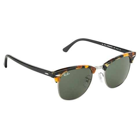 Ray-Ban Black Full Rim Clubmaster left side