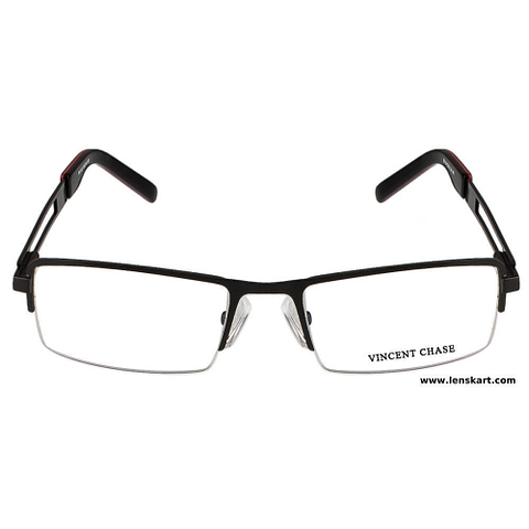 Vincent Chase Online Black Half Rim Rectangle right side