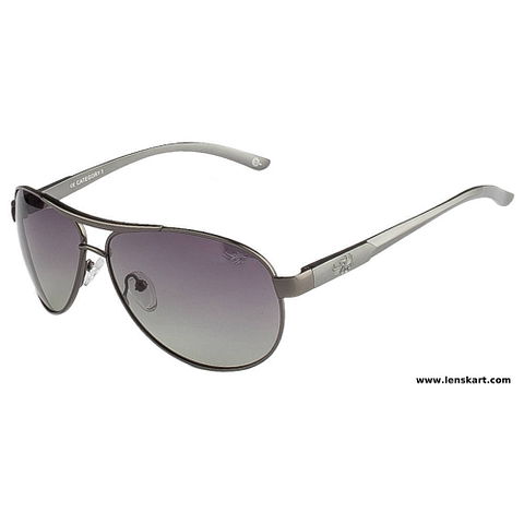 Buy Flying Machine DU FMS-001-205 Gunmetal Grey Aviator Shape
