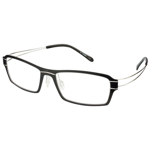 BRANDED Black Full Rim Rectangle left side BRANDED Black Full Rim Rectangle left side