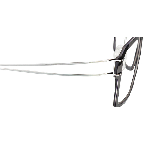 BRANDED Black Full Rim Rectangle left side BRANDED Black Full Rim Rectangle left side
